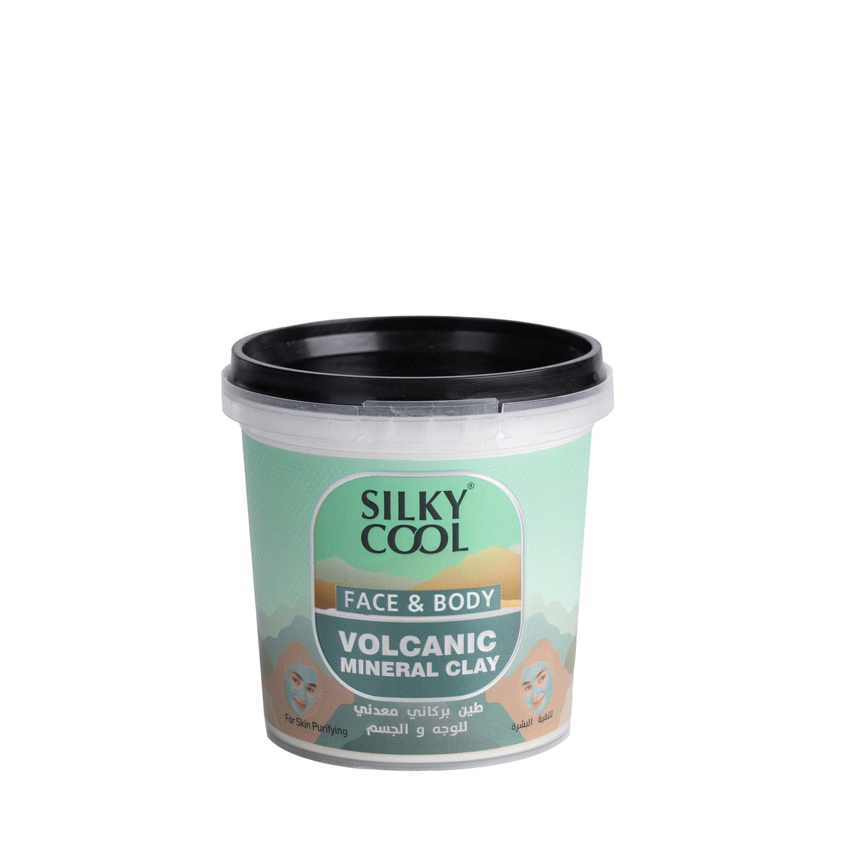 Face & Body Volcanic Mineral Clay – For Skin Purifying 125g