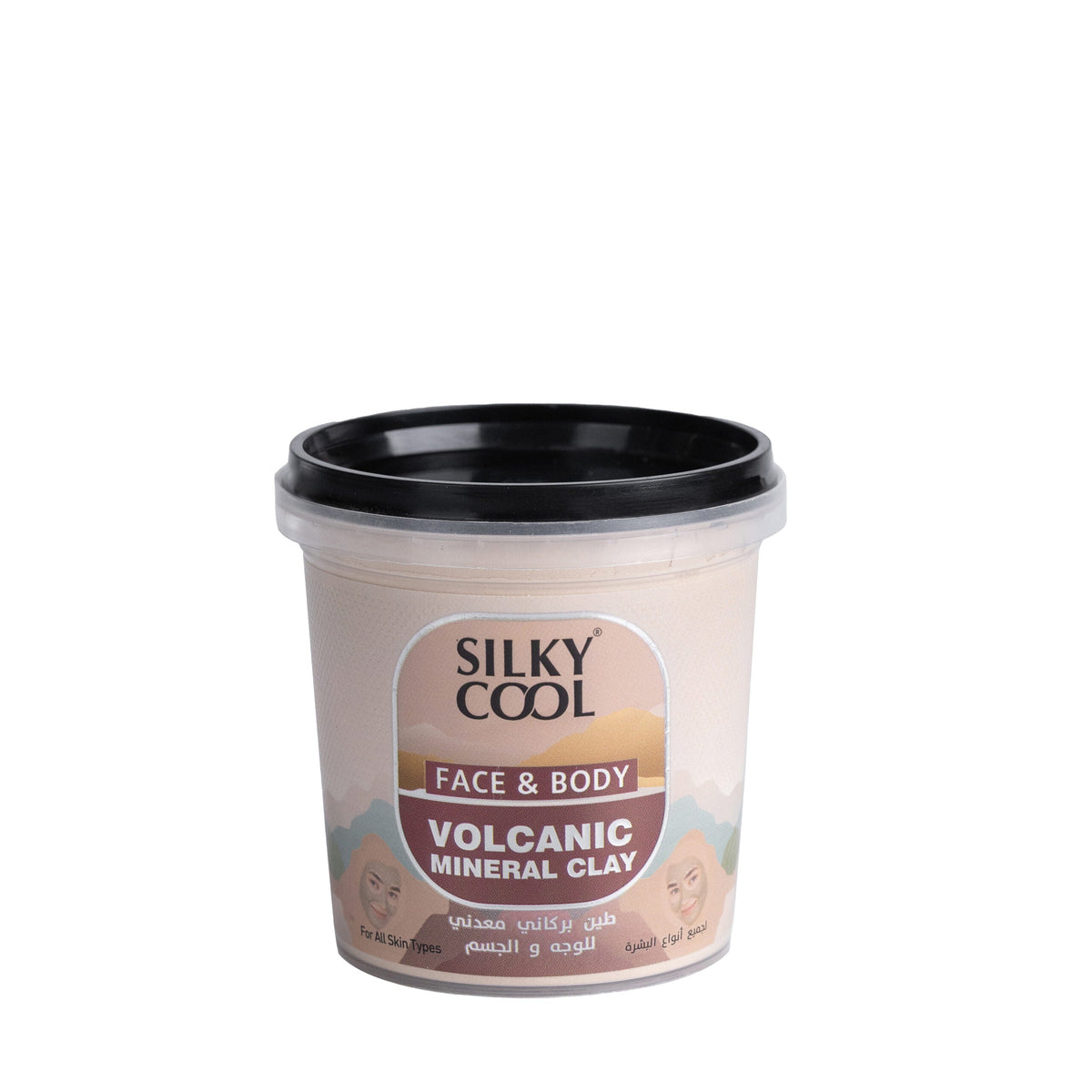 Face & Body Volcanic Mineral Clay – For All Skin Types 125g