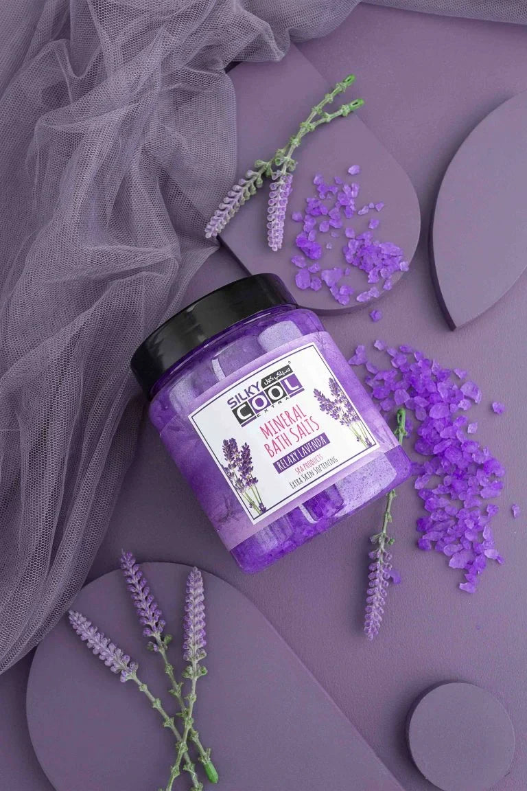 Mineral Bath Salt- Relaxy Lavenda 750g