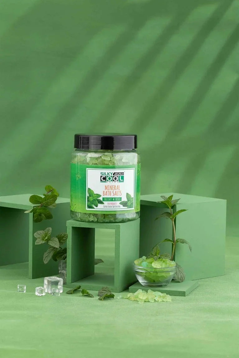 Mineral Bath Salt- Freshy Mint 750g