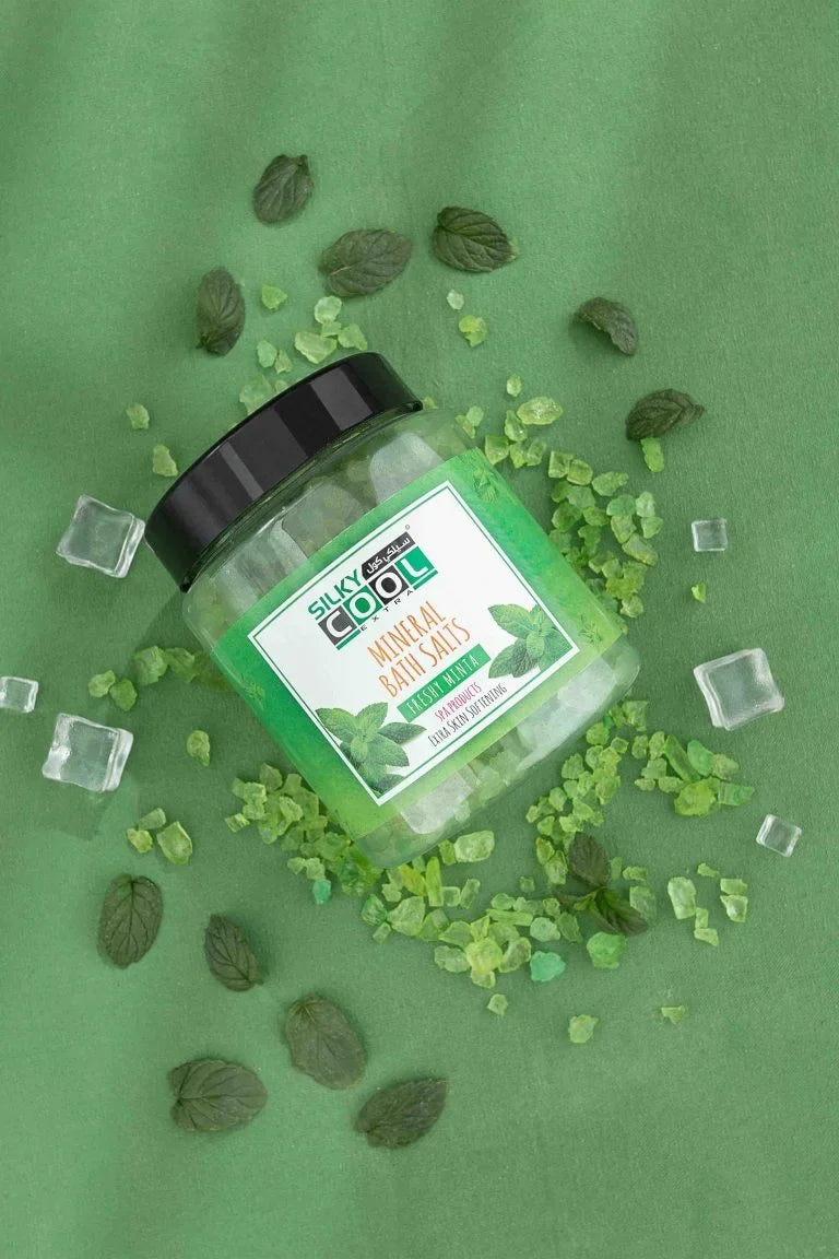 Mineral Bath Salt- Freshy Mint 750g