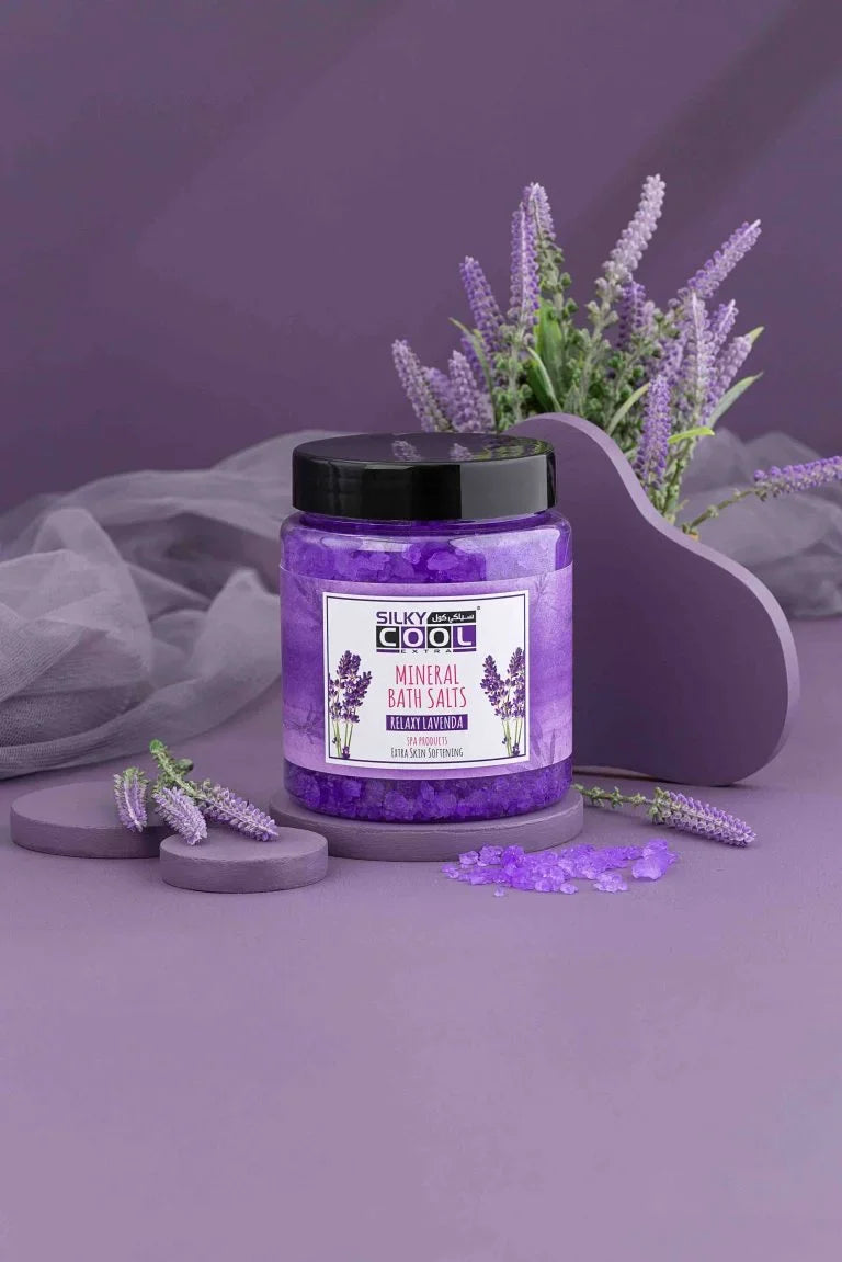 Mineral Bath Salt- Relaxy Lavenda 750g