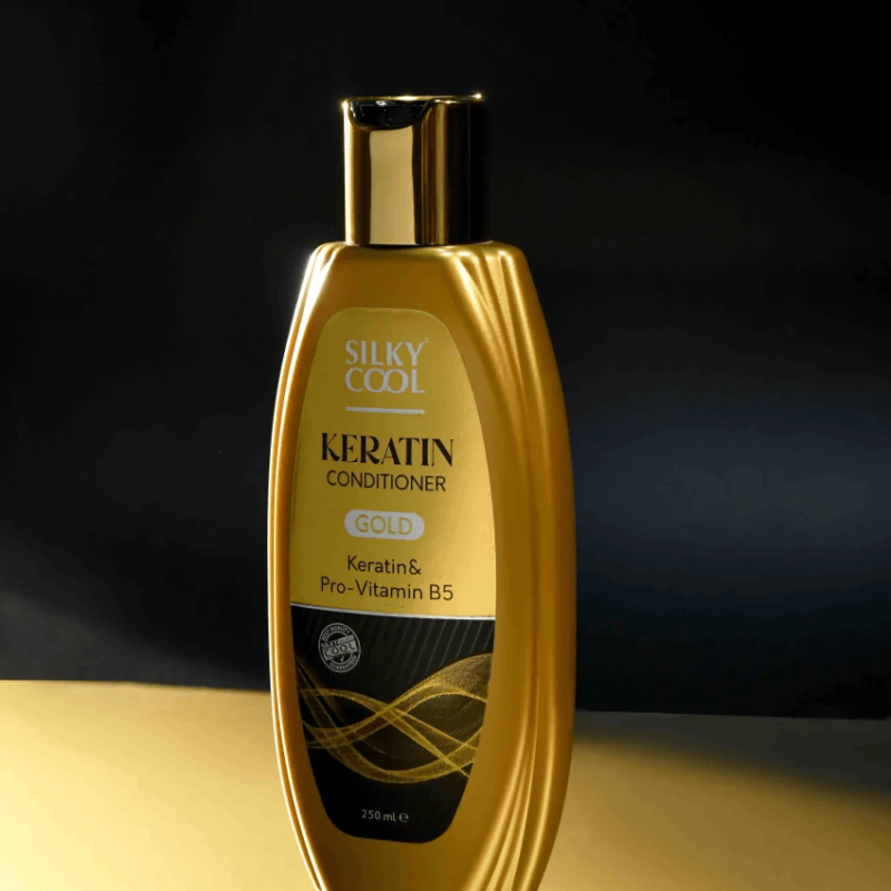 Silky Cool Keratin Conditioner Gold 250ml - Image 3