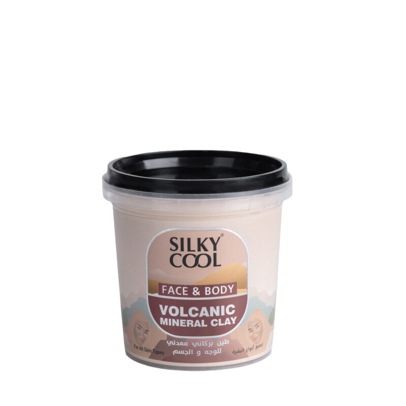 Silky Cool Face & Body Volcanic Mineral Clay – For All Skin Types