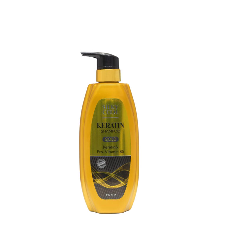Silky Cool Keratin Shampoo Gold 500ml